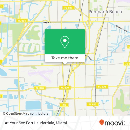 At Your Svc Fort Lauderdale map