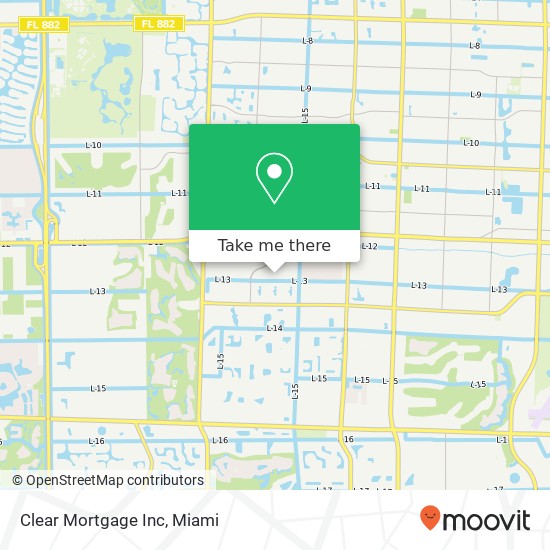 Clear Mortgage Inc map