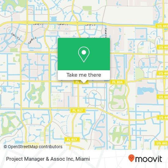 Project Manager & Assoc Inc map