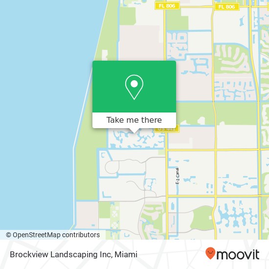 Mapa de Brockview Landscaping Inc