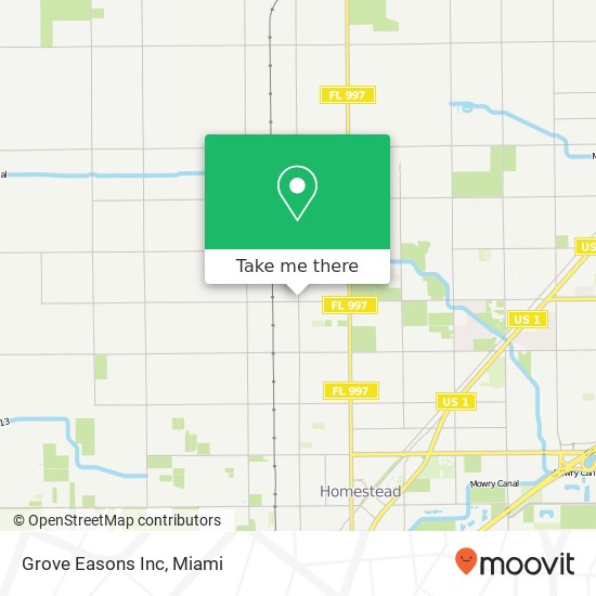 Mapa de Grove Easons Inc