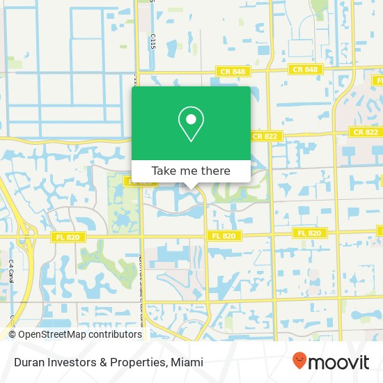 Duran Investors & Properties map