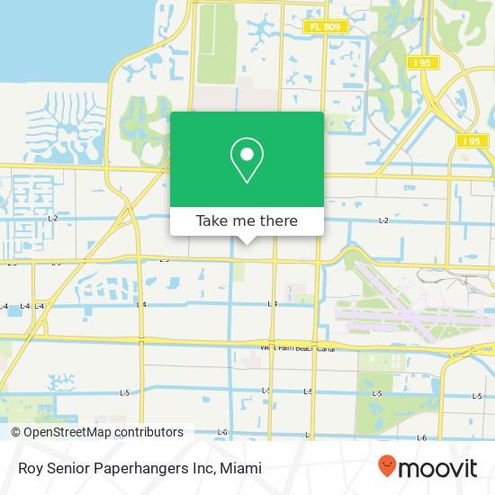 Roy Senior Paperhangers Inc map