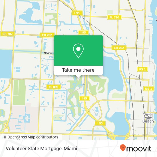 Mapa de Volunteer State Mortgage