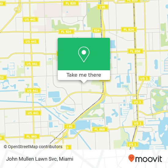 Mapa de John Mullen Lawn Svc