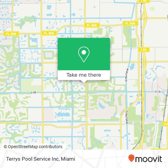 Terrys Pool Service Inc map