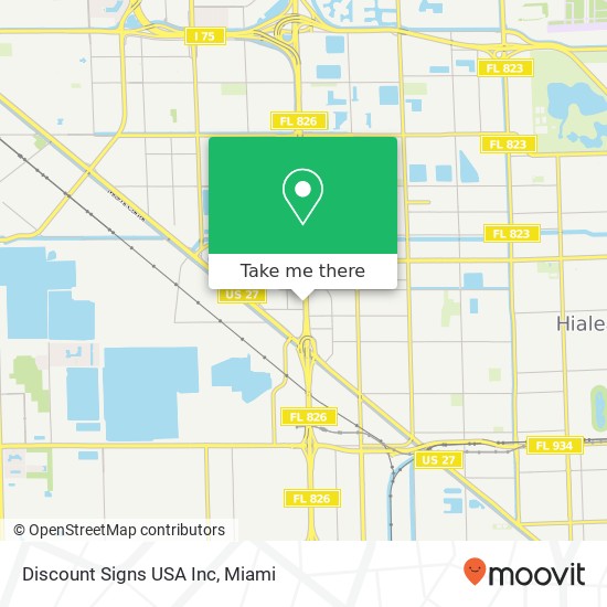 Mapa de Discount Signs USA Inc