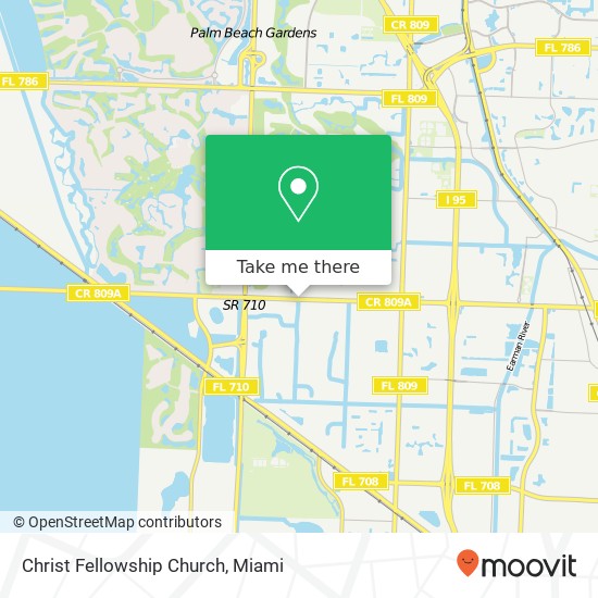 Christ Fellowship Church map