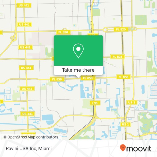 Ravini USA Inc map