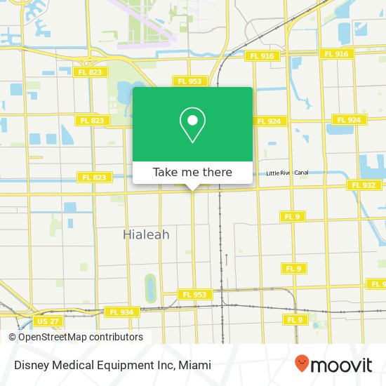 Disney Medical Equipment Inc map