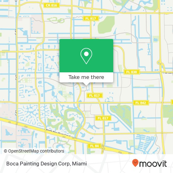 Mapa de Boca Painting Design Corp