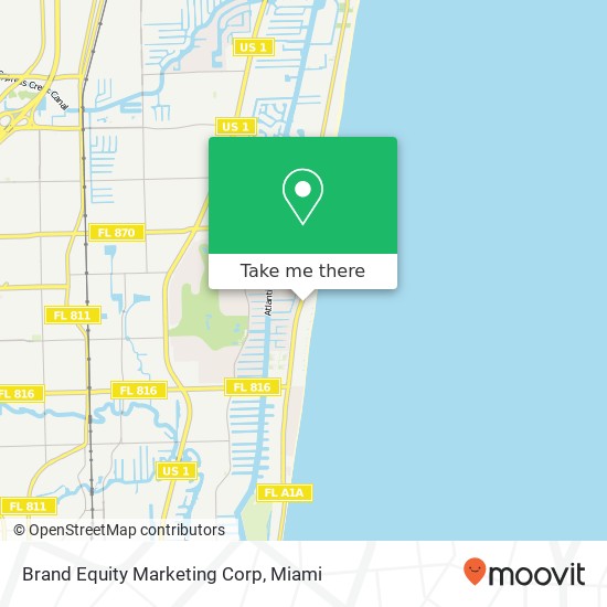 Brand Equity Marketing Corp map
