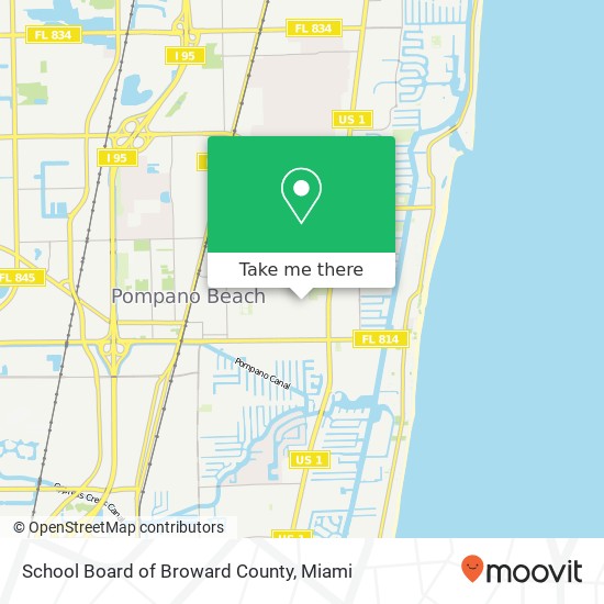 School Board of Broward County map