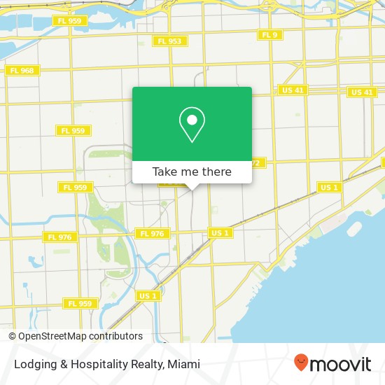 Lodging & Hospitality Realty map