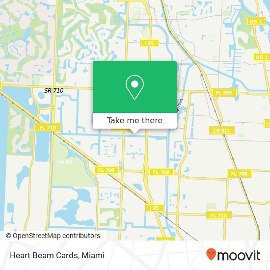 Heart Beam Cards map