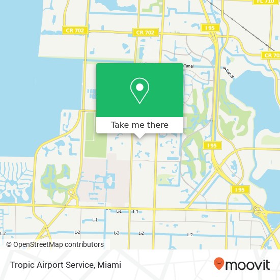 Tropic Airport Service map