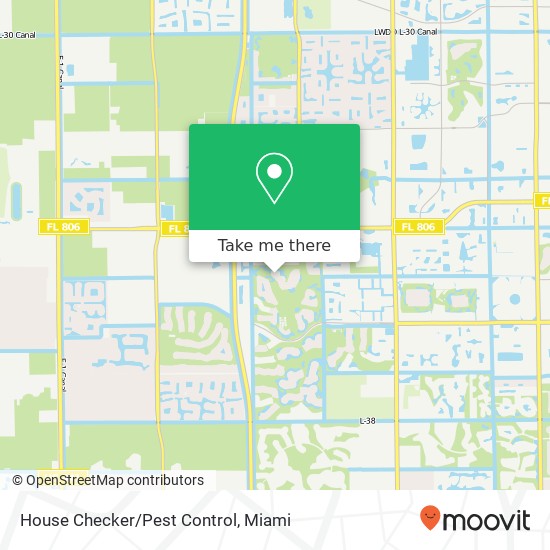 Mapa de House Checker/Pest Control