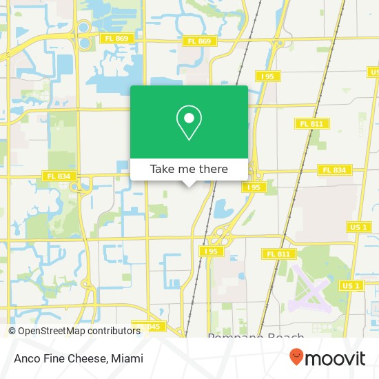 Anco Fine Cheese map