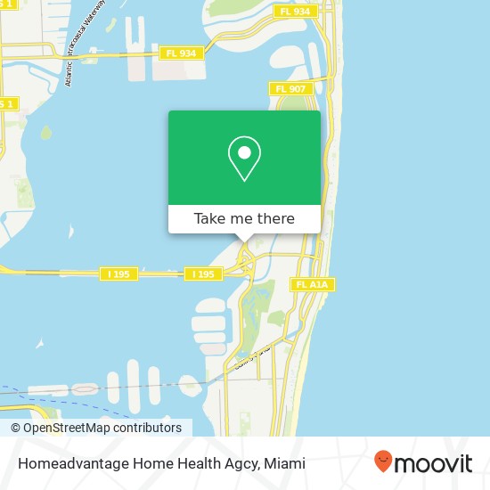 Homeadvantage Home Health Agcy map