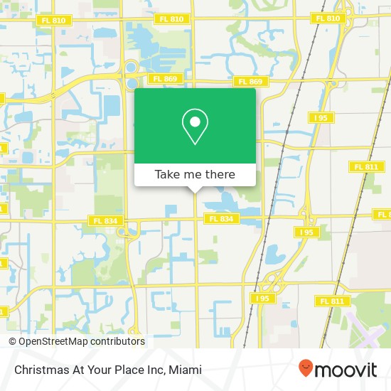 Christmas At Your Place Inc map