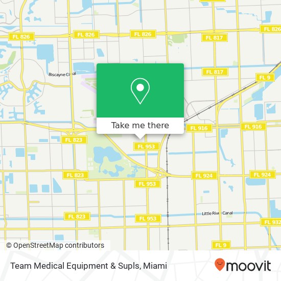 Team Medical Equipment & Supls map