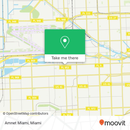 Amnet Miami map