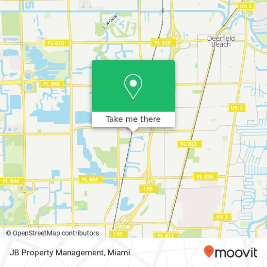 Mapa de JB Property Management