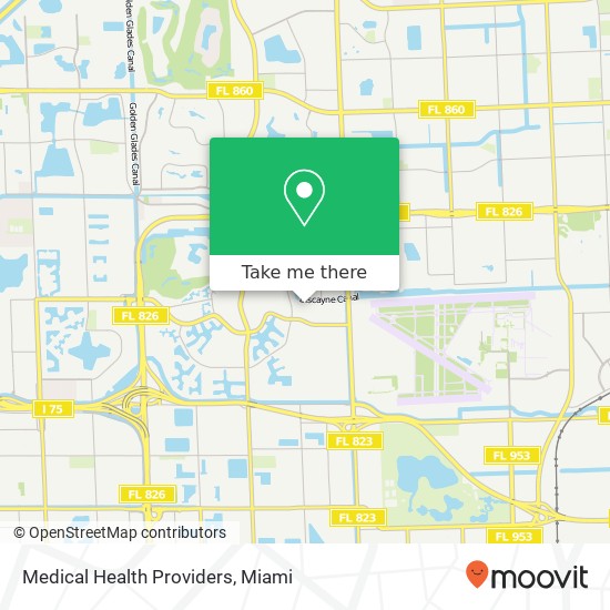 Mapa de Medical Health Providers