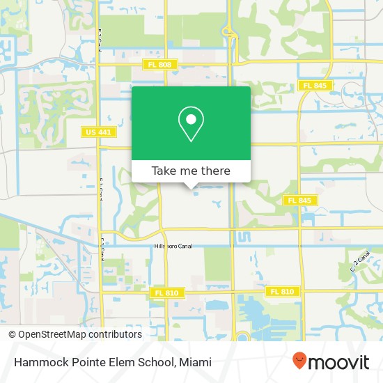 Mapa de Hammock Pointe Elem School