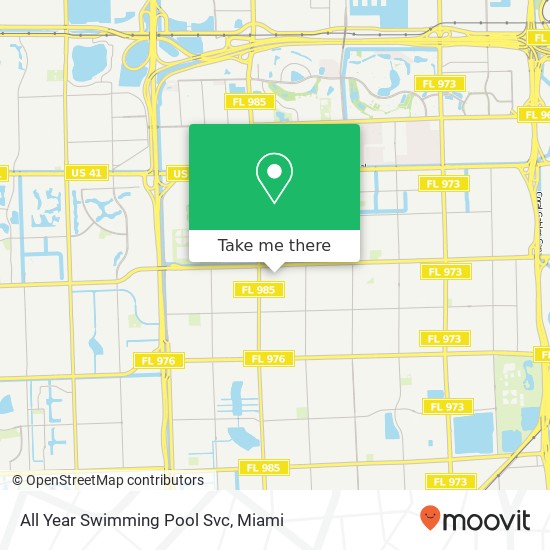 All Year Swimming Pool Svc map