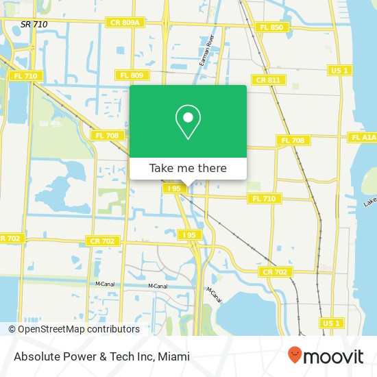 Mapa de Absolute Power & Tech Inc