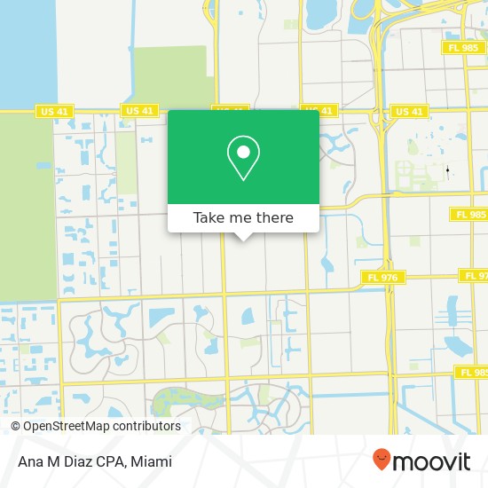 Ana M Diaz CPA map