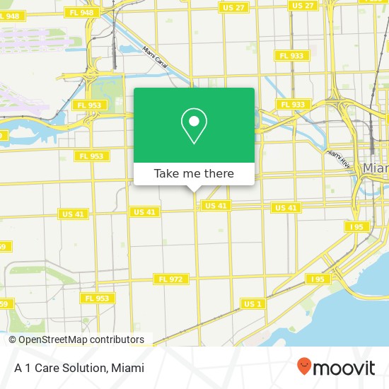 A 1 Care Solution map