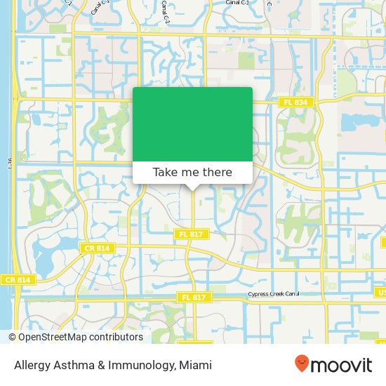 Allergy Asthma & Immunology map