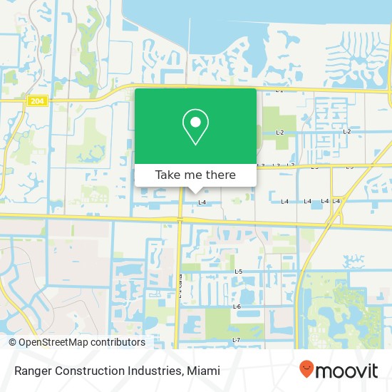 Ranger Construction Industries map