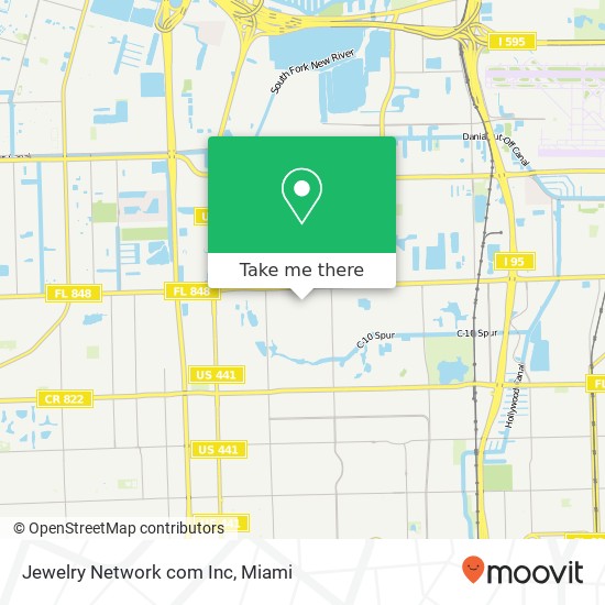 Jewelry Network com Inc map