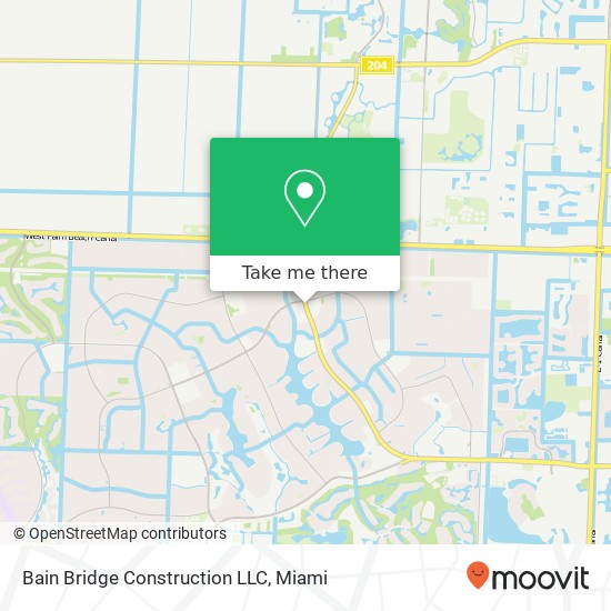 Bain Bridge Construction LLC map