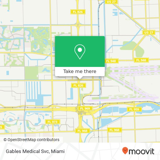Mapa de Gables Medical Svc