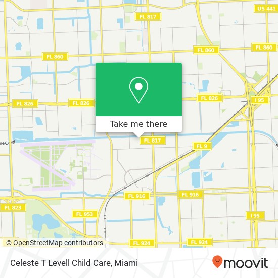 Celeste T Levell Child Care map