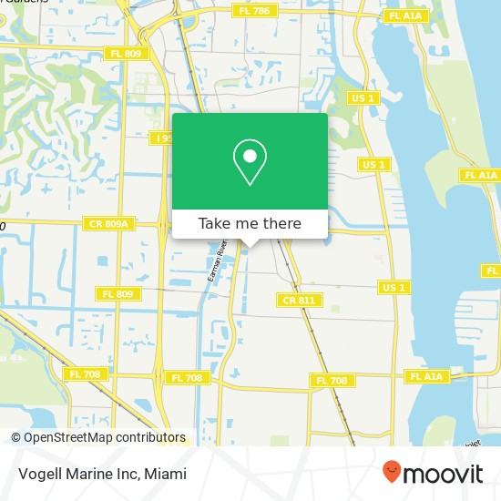 Vogell Marine Inc map