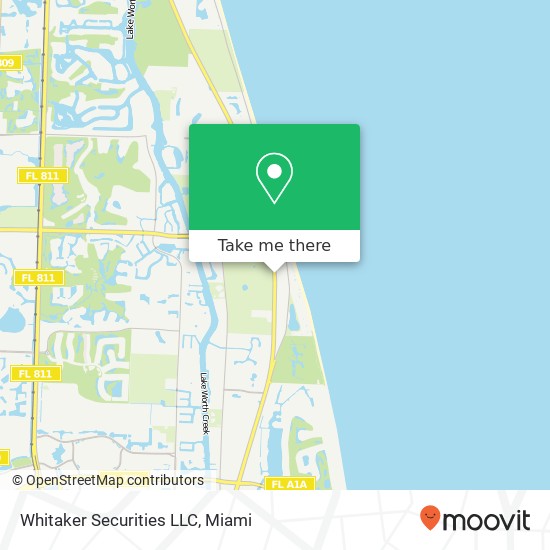 Whitaker Securities LLC map