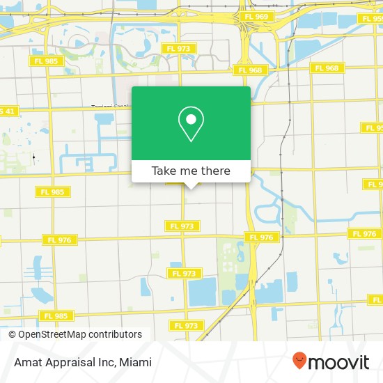 Amat Appraisal Inc map