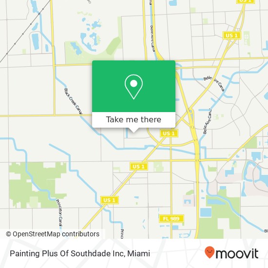 Mapa de Painting Plus Of Southdade Inc