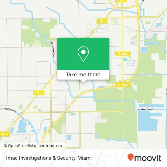 Imac Investigations & Security map