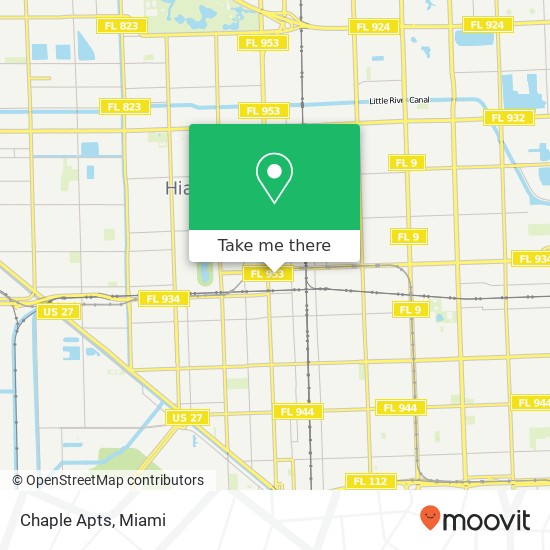 Chaple Apts map