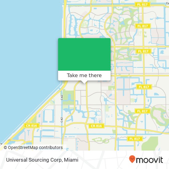 Universal Sourcing Corp map
