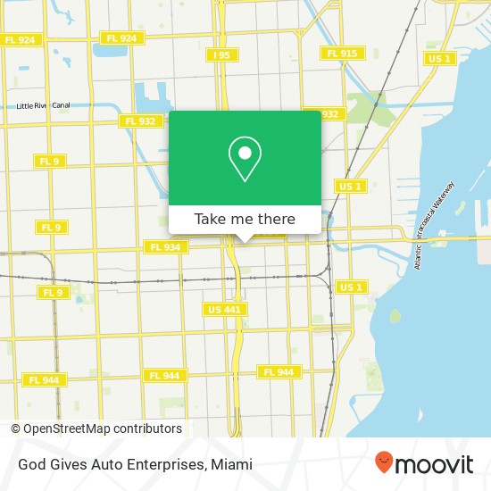 God Gives Auto Enterprises map