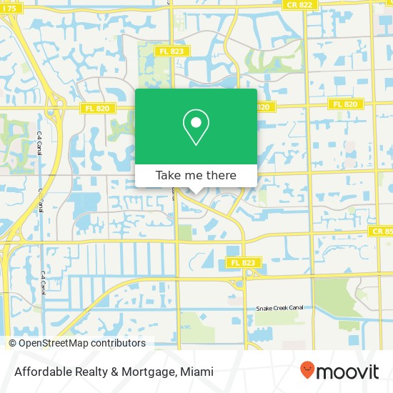 Affordable Realty & Mortgage map