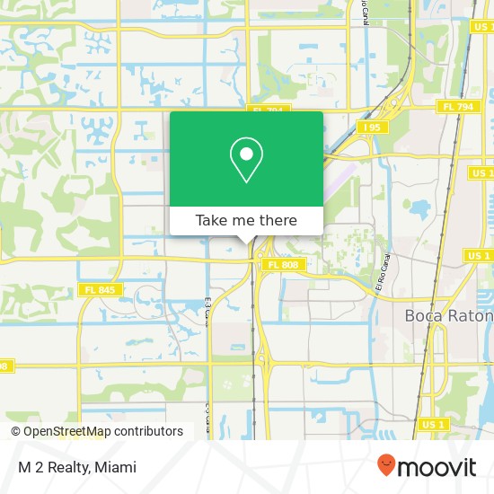 M 2 Realty map