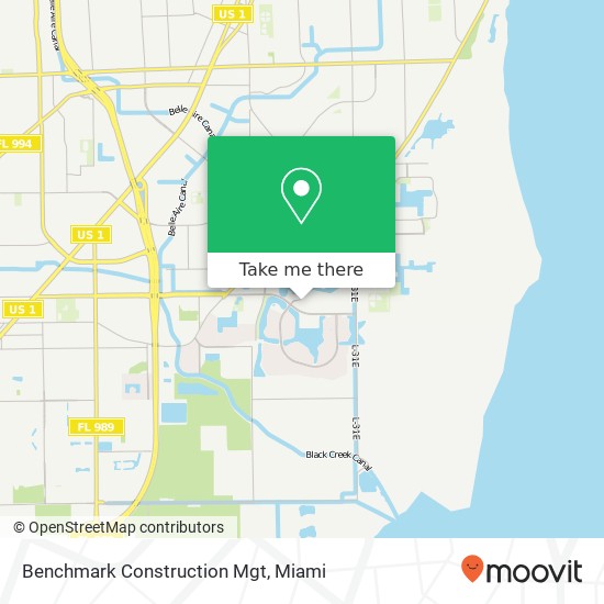 Benchmark Construction Mgt map